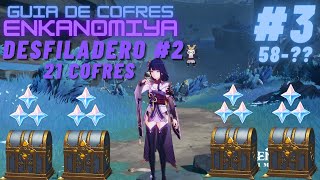 🍀🤑TODOS LOS COFRES DE ENKANOMIYA🤑🍀 3 Desfiladero Parte 2  Genshin Impact [upl. by Dhiman]