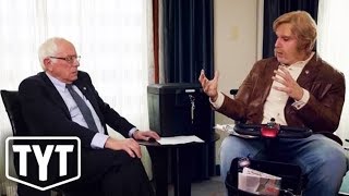 Sacha Baron Cohen Trolls Bernie Sanders [upl. by Ahtenak]