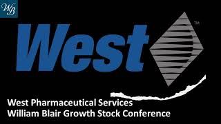 West Pharmaceutical Services NYSE WST AT William Blair Growth Stock Conference [upl. by Danielle144]