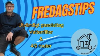 Fixar gasoluttag vattenfilter m m i nya bilen [upl. by Jarid]