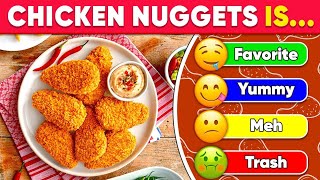 Junk Food Tier List Challenge  Rank the Junk Food 🍟 🍕 🍔 [upl. by Ecitsuj945]