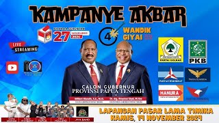 KAMPANYE AKBAR WANDIKGIYAI CALON GUBERNUR PROVINSI PAPUA TENGAH  NOMOR 4 UNTUK PAPUA TENGAH [upl. by Oznol]