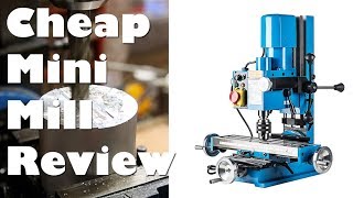 Cheap Chinese Mini Metal Mill Milling Machine Unboxing Setup Testing and Review [upl. by Ashia26]