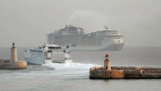 Busiest Early Morning At Grand Harbour Valletta Malta⚓Malta [upl. by Leirua]