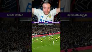 A dominating performance Leeds vs Plymouth goal reaction [upl. by Marteena976]