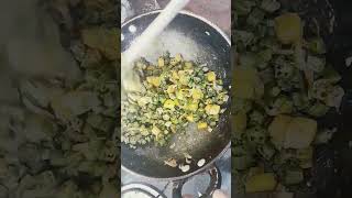 Fry bhindi Aloo [upl. by Vonnie]