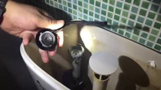 Change Toilet Cistern Fill Valve 更換廁所水箱入水位 [upl. by Oj]