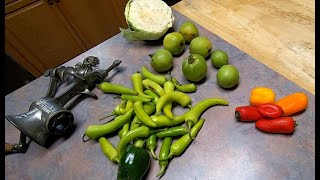 HOW I MAKE CHOW CHOW RELISH [upl. by Nazario492]