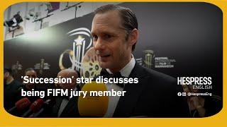 ‘Succession’ star Alexander Skarsgård discusses being FIFM jury member [upl. by Nirrej]