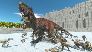 40 VELOCIRAPTOR vs ALL UNITS Animal Revolt Battle Simulator [upl. by Emelen]