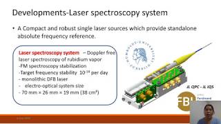 Frequency reference for Nanosatellite Quantum technology mission [upl. by Rimola]