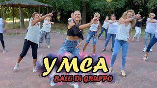 YMCA  Village People  CHOREO  line DANCE  Coreografia  balli gruppo  animazione [upl. by Nilats]