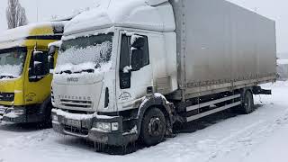 Iveco Eurocargo ML120 E22 cold start [upl. by Zoba]