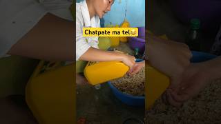 Chatpate Party Ma Tel Kanda😂🤔 minivlog shortsfeed shorts [upl. by Dijam]