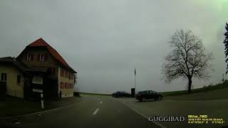 CH Guggibad Gemeinde Bettwil Kanton Aargau Ortsdurchfahrt November 2019 [upl. by Hedgcock895]