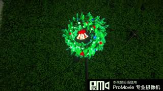 3D Christmas Tree 3D Hologram Projection Fan Amazing [upl. by Akemak]