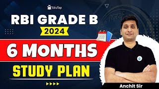 RBI Grade B Syllabus Strategy  6 Months Study Plan To Crack RBI Manager 2024  EduTap RBI Grade B [upl. by Shakti]