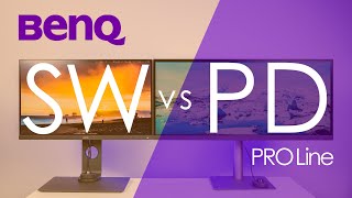 BenQ SW vs PD Pro Display Lineup Compare [upl. by Watson]