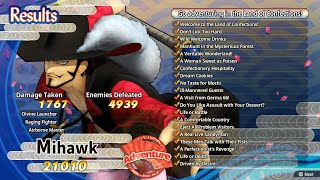 ONE PIECE PIRATE WARRIORS 4  Mihawk  quotYamatos Adventuresquot Clear All  Mission Two [upl. by Dougherty143]