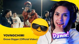 Reaction ▷ YOVNGCHIMI  YOVNGCHIMI  Grave Digger Official Video [upl. by Adnalohs812]