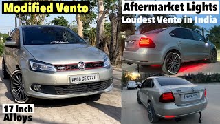 Modified Volkswagen Vento Only One In India  17 Inch Alloys  Aftermarket Headlights amp Taillights [upl. by Peony678]