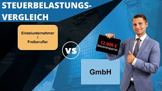 01 Steuerbelastungsvergleich Einzelunternehmer vs GmbH [upl. by Slrahc42]