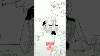 HazbinHotelKiltonBros Fan Comic Dub quotCan You Drink This Big Beerquot [upl. by Nivrag]