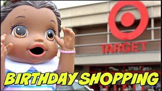 BABY ALIVE goes BIRTHDAY SHOPPING for MOMMY The Lilly and Mommy Show The TOYTASTIC Sisters [upl. by Ettenad414]