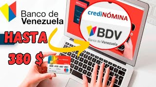 Se puede solicitar crediNomina banco de Venezuela 2024 [upl. by Elyse]