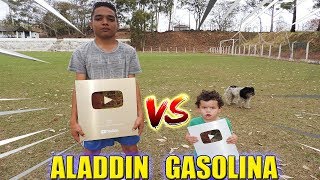 ALADDIN VS GASOLINA  PLACA DE 1 MILHÃO vs PLACA DE 100 MIL [upl. by Chloette]