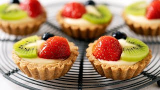 Mini Fruit Tarts Recipe [upl. by Camilia]