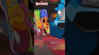 You Will Pay For This Threehorn 🦖🦕 Shorts Smashers  Smasher Dinosaur Action Cartoons [upl. by Yup583]