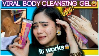 I Tried Viral Face amp Body Dirt Removing Cleansing Gel😱  yes its works [upl. by Neitsirk]