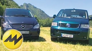 Mercedes Viano 220 CDI vs VW T5 Multivan 25 TDI Der VanVergleich [upl. by Farmann]