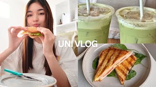 UNI VLOG  what i eat in a day kanken giveaway visiting cafes matcha school amp personal life 🌸 [upl. by Malda179]