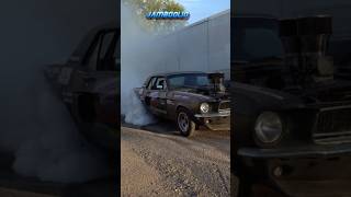 CAMMED 351C ’68 Mustang TunnelRam Shredding Tires americancars jamboolio musclecars burnout [upl. by Darreg]