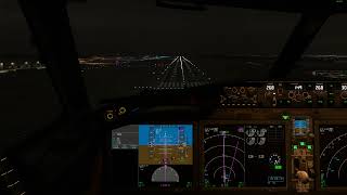 Night Arrival into East Midlands Airport amp Taxi to Stand EGNX  iFly 737 MAX 8  MSFS [upl. by Sheya]