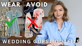 WEDDING GUEST OUTFIT DOS AND DONTS  WHAT TO WEAR VS WHAT TO AVOID [upl. by Hobard]