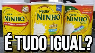 Comparamos os Leite Ninho Integral Integral Instantâneo e Composto Lácteo [upl. by Akins692]