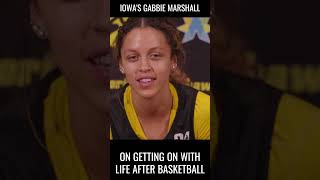 Iowa Hawkeye Gabbie Marshall On Life After Basketball hawkeyes shorts viral [upl. by Otirecul]