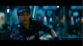 Battleship Movie Clip  Raikes Target An Alien With The Deck Gun2012 [upl. by Harbot]