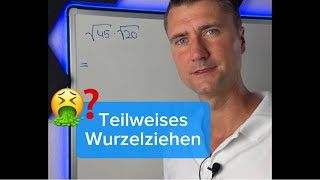 Wurzelziehen Teilweise mit Fun  oder auch WTF 😅 MatheMitNick 👨🏻‍🏫 [upl. by Haraz]