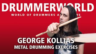 George Kollias Metal Drumming and Bass Drum Exercise georgekollias metal drummerworld [upl. by Jedlicka823]