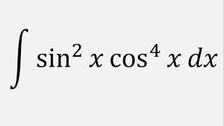 Integral of sin2xcos4x dx [upl. by Ashraf]