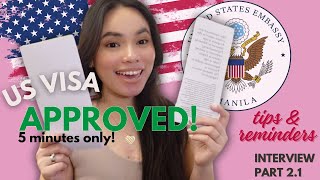 K1 visa  APPROVED Interview experience amp tips DONT MISS [upl. by Neelrad31]