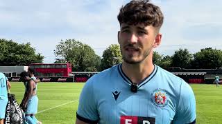 Hanwell Town 13 Slough Town  Sam Evans interview  3 August 2024 [upl. by Alegre]