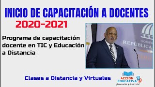 Inicio de Capacitación Docente en TIC y Educación a Distancia 2020 [upl. by Yolanda]