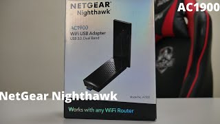 NetGear NIghtHawk AC1900 Adapter SpeedTest [upl. by Auberbach636]