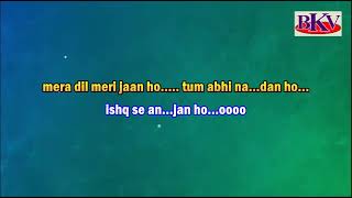 Mera Mann  KARAOKE  Mann 1999  Aamir Khan amp Manisha Koirola [upl. by Eidod810]