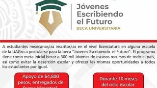 Se ABRE REGISTRO de JOVENES ESCRIBIENDO EL FUTURO PARA UNIVERSIDADES AUTONOMAS [upl. by Enaasiali]